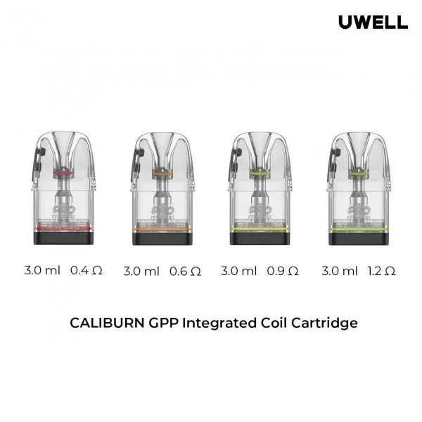 Uwell Caliburn GPP Integrated Coil Cartridges G3/G4 3pk
