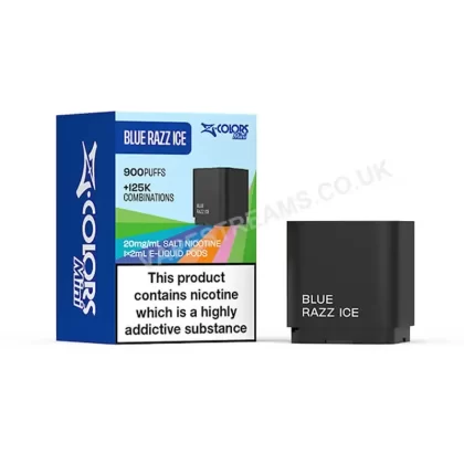 Zlabs ZColors Mini Blue Razz Ice Prefilled Pods - Vapestreams Co
