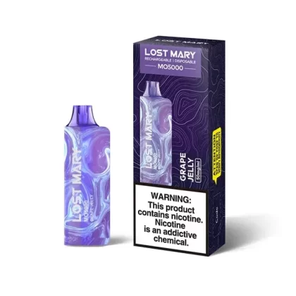 Grape Jelly Lost Mary MO5000 Disposable Vape Kit 5000 Puffs 13.5ml