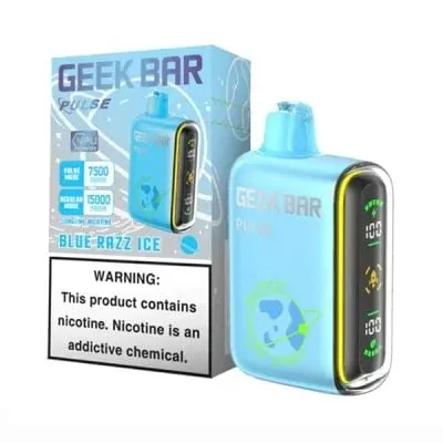 Blue Razz Ice Geek Bar Pulse 15000 Disposable
