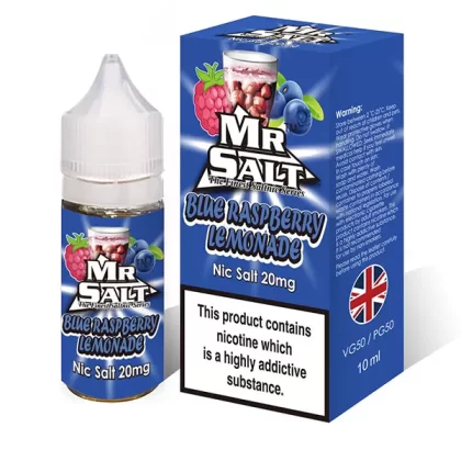 Mr Salt Blue Raspberry Lemonade Nic Salt E-Liquid - 20mg
