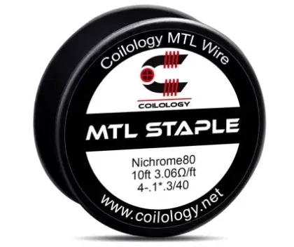10ft Coilology Ni80 MTL Staple Spool Wire