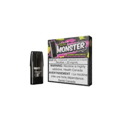 STLTH MONSTER PODS- RASPBERRY LEMON LIME ICE
