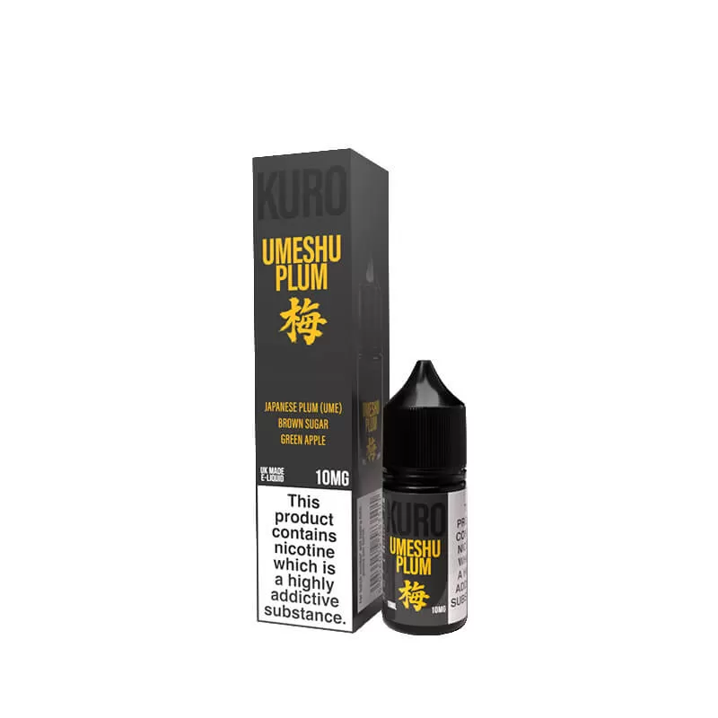 Kuro Umeshu Plum Nic Salts 10ml E-Liquid By Riot - 5mg