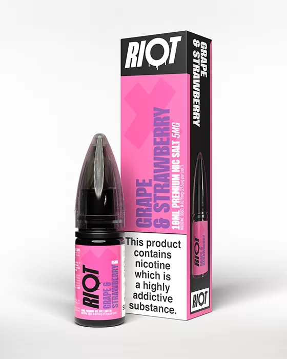 Grape & Strawberry Nic Salt E-Liquid
