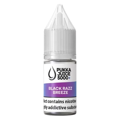 Pukka Juice 5000+ Black Razz Breeze Nic Salt Vape Juice