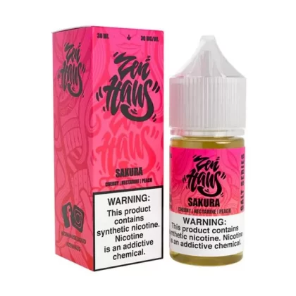 Zen Haus Sakura Salts 30ml - Vape Product, Vape Product