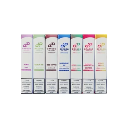 DRAGGG DISPOSABLE VAPE 4K PUFF - Kiwi Berry / 20MG Bold
