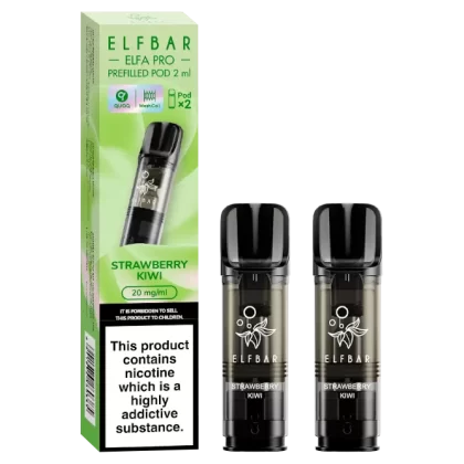 Strawberry Kiwi Elfbar Elfa Pro Pods - 20mg - Vape Product