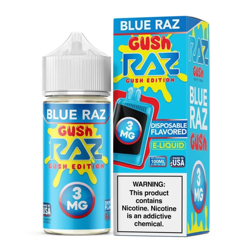RAZ - Blue Raz Gush - 100ML E-Liquid - 3MG