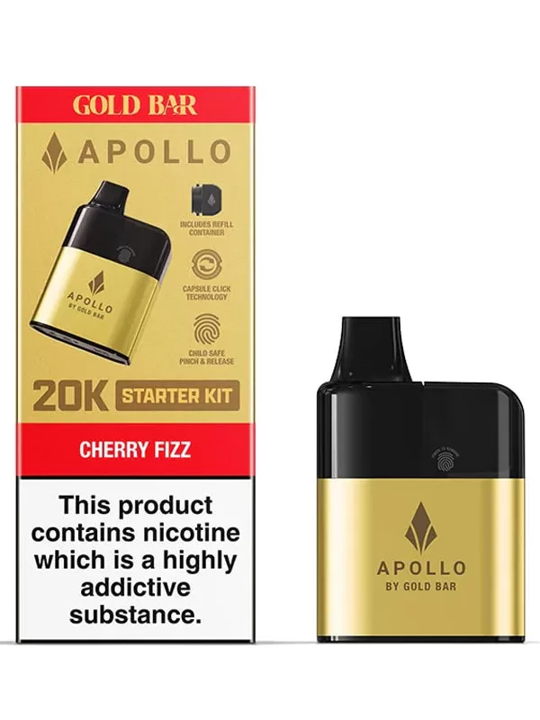 GOLD BAR Apollo Prefilled Pod Kit - Blue Raspberry - Image 3