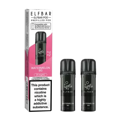 Watermelon BG Elfbar 600 Pods - 20mg - Vape Product