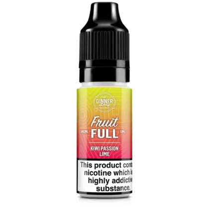 Kiwi Passion Lime Fruit FULL Nic Salt E-Liquid by Dinner Lady - 10mg