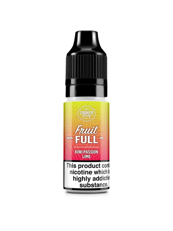 Kiwi Passion Lime Fruit FULL Nic Salt E-Liquid by Dinner Lady - 10mg