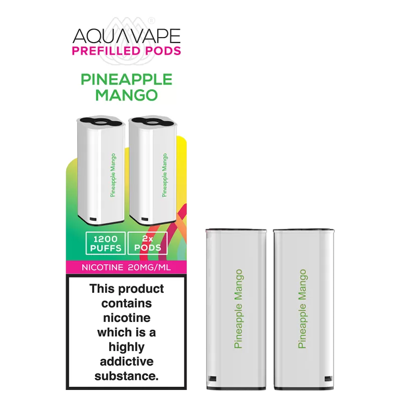 Pineapple Mango Aquavape 2in1 Pods - Vapeshop Co