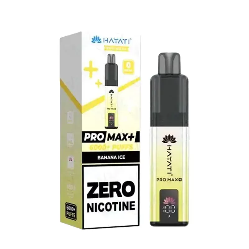 Hayati Pro Max Plus 6000 Zero Nicotine Pod Kit - Blue Razz Cherry - Image 2