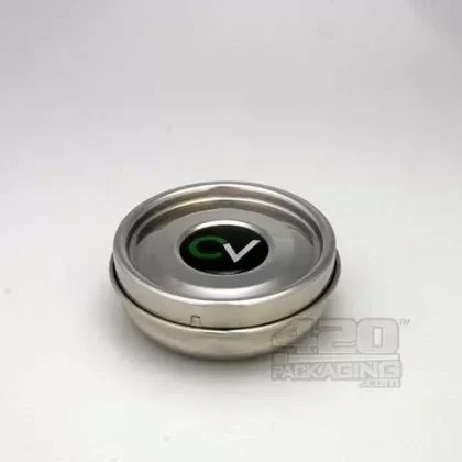 4-8 Grams C-Vault Extra Small Air Tight Metal Storage Jar With Boveda Pack