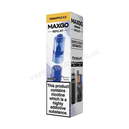 Relx Maxgo Pineapple Ice 12K & 33K Pods - Vapestreams Co