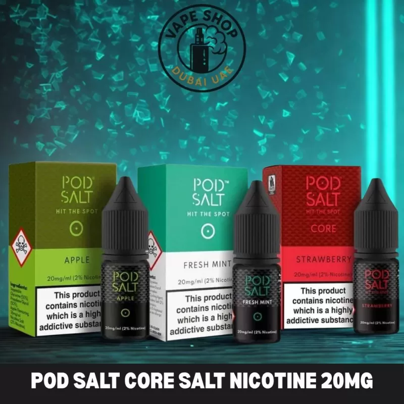 Pod Salt Core Salt Nicotine 20MG 30ML E-Juice in Dubai - Vapeshopdubaiuae