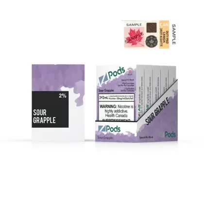 ZPODS – SOUR GRAPPLE - Ecigdepot