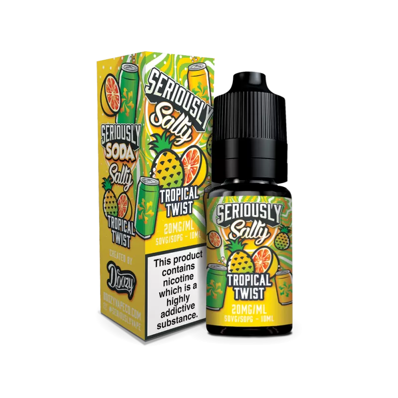 Tropical Twist Nic Salt by Seriously Soda Salts 10ml - 20mg (Discontinued)