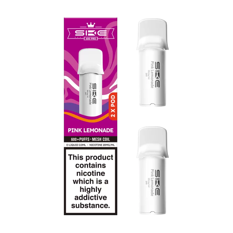 Pink Lemonade SKE 600 Pro Pods - 20mg - Vape Product