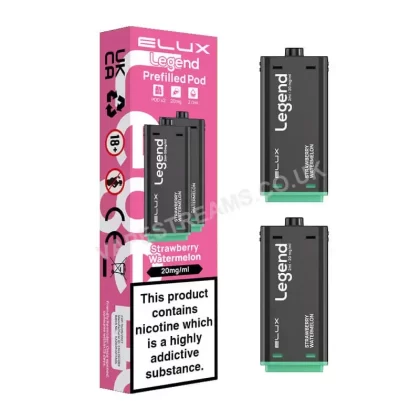 Elux Legend 1500 Strawberry Watermelon Pods - Vapestreams Co