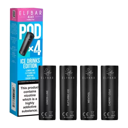 Ice Drinks Edition Elfbar 4in1 Pods - Ecigwizard