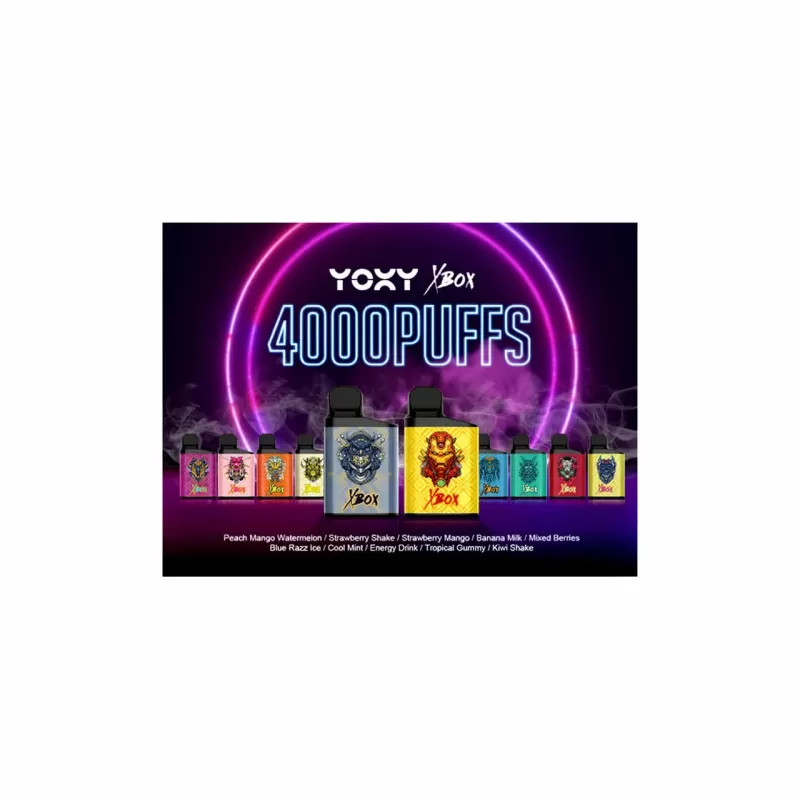 YOXY XBOX 4000 Mesh Coil Rechargeable Vape - Bangvapeaustralia - Image 2