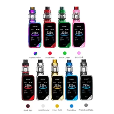 SMOK X-Priv Kit 225W - Color#Auto Pink>Black/Red>Prism Chrome>Prism Green>Prism Gunmetal>Prism Red