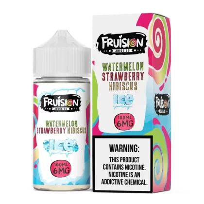 100ML | Iced Watermelon Strawberry Hibiscus by Fruision