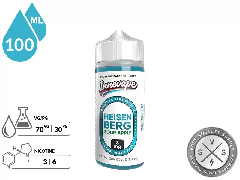 Heisenberg Sour Apple Innevape 100ml - Vape Product, Vape Product - Image 2