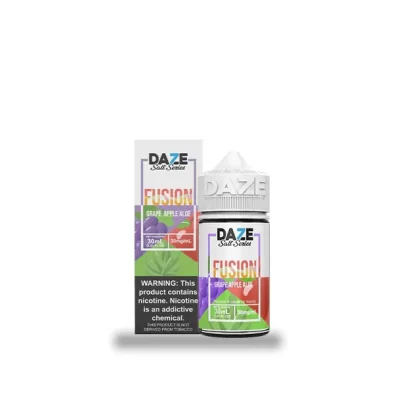 Sale $11.00 – Grape Apple Aloe by 7Daze Fusion Salt 30mL