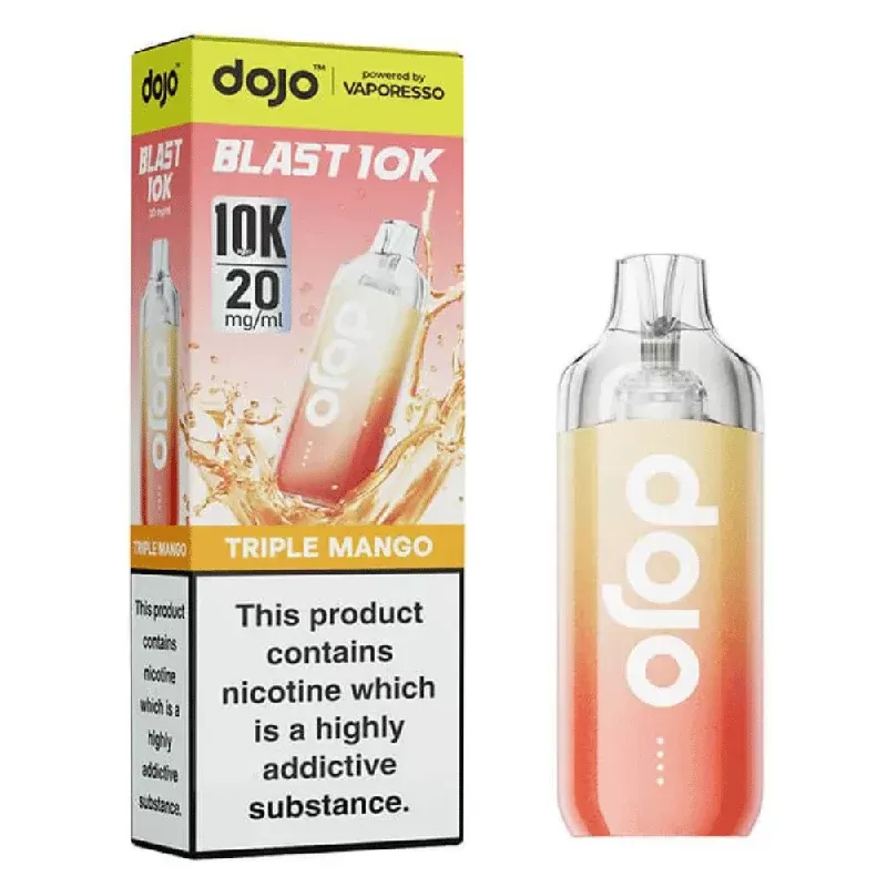 Vaporesso Dojo Blast 10k Prefilled Pod Kit Triple Mango - Ejuicewarehouse