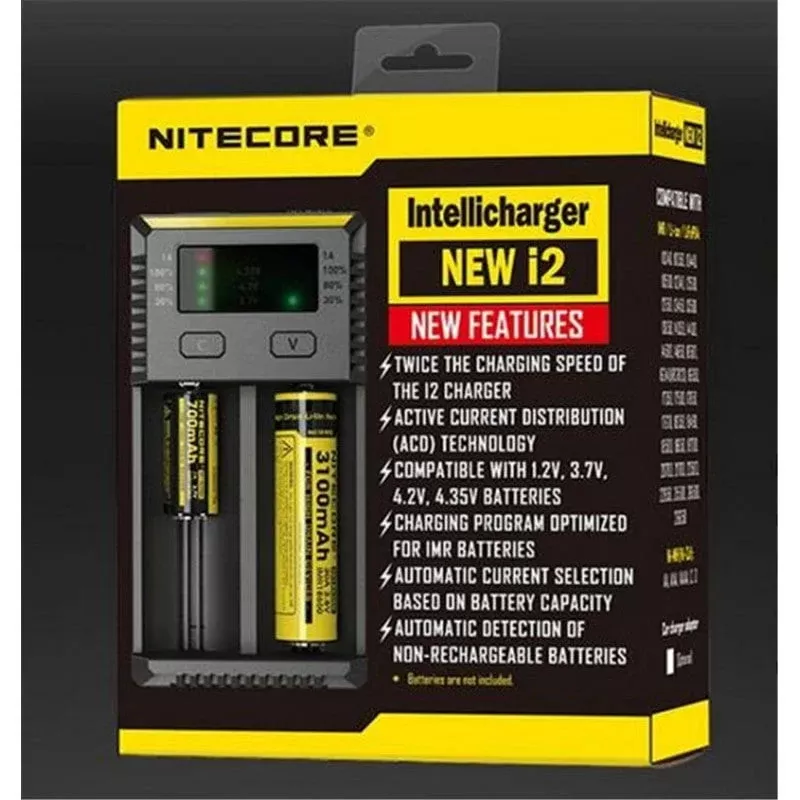 Nitecore Intellicharger NEW i2 Charger - Ejuicewarehouse