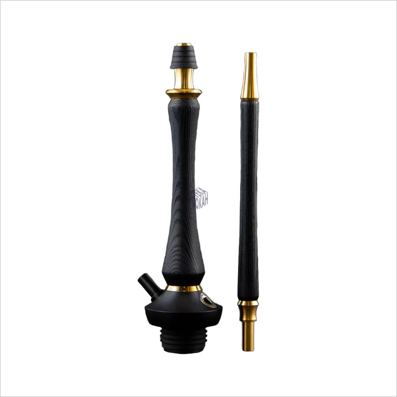 Shisha Union Hookah Sleek PVD Black - Union Hookah / Uszczelka / Talerzyk / Ustnik / Drewno / Czarny