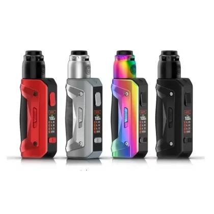 Geekvape S100 Z RDA Kit (Aegis Solo 2 Z RDA Kit) - Color#RAINBOW>BLACK>RED BLACK>SS
