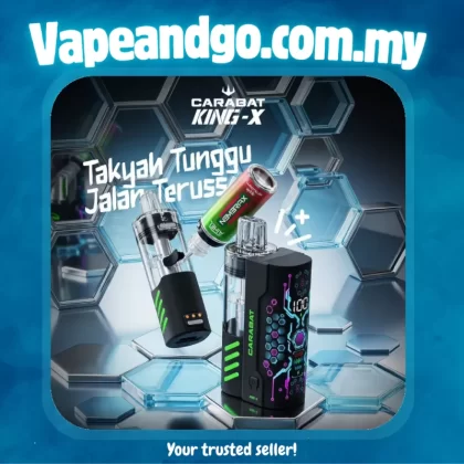 Carabat King-X Starter Kit & 10ml Empty Cartridge - Vapeandgo Com My