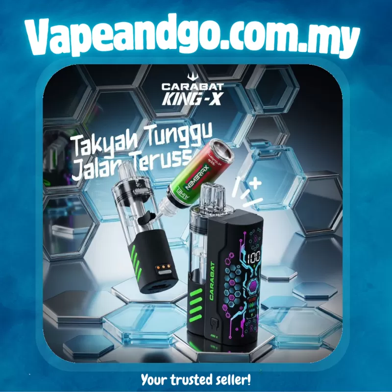 Carabat King-X Starter Kit & 10ml Empty Cartridge - Vapeandgo Com My