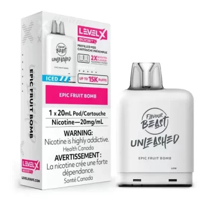 LEVEL X FLAVOUR BEAST UNLEASHED BOOST POD 20ML – EPIC FRUIT BOMB