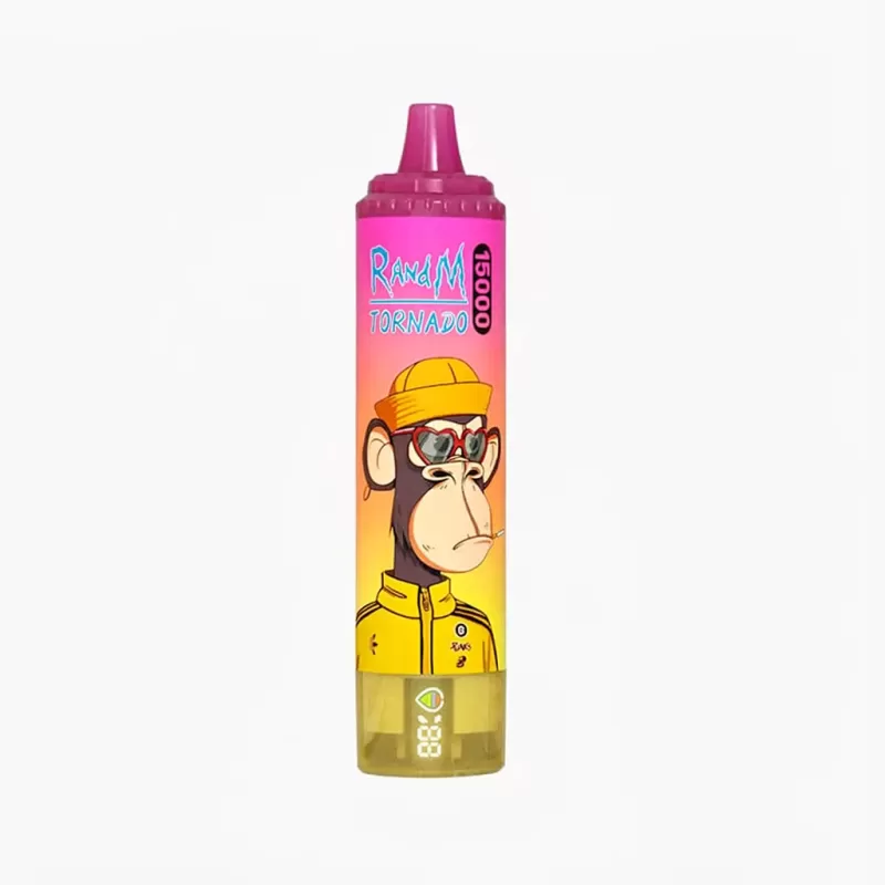 Fumot RandM Tornado 15000 Puffs LED Screen Disposable Vape - Apple Peach Pear, Banana Ice; White Grape Ice; Vape Product, Vape Product (64C637) - Image 2