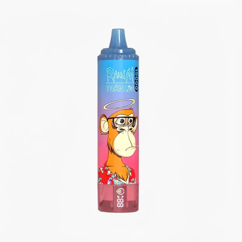 Fumot RandM Tornado 15000 Puffs LED Screen Disposable Vape - Apple Peach Pear, Banana Ice; White Grape Ice; Vape Product, Vape Product (64C637) - Image 3