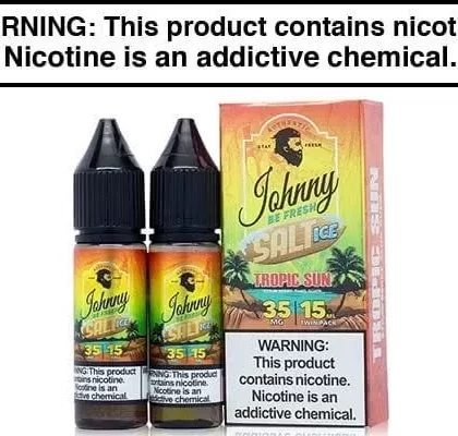 TROPIC SUN ICE BY JOHNNY BE FRESH SALTS 30ML - Vapejuice