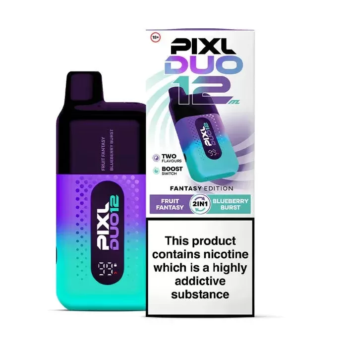 Pixl Duo 12 6K Prefilled Pod Kit - Box Of 5 - Lime Edition pack of 5 - Image 3