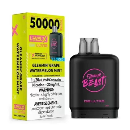 Level X Flavour Beast G2 Ultra – Gleamin’ Grape Watermelon Mint