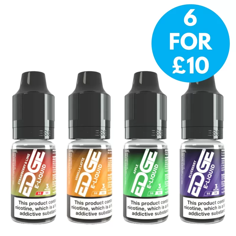 3mg (0.3%) EDGE 10ml Freebase E-liquid - Vape Co
