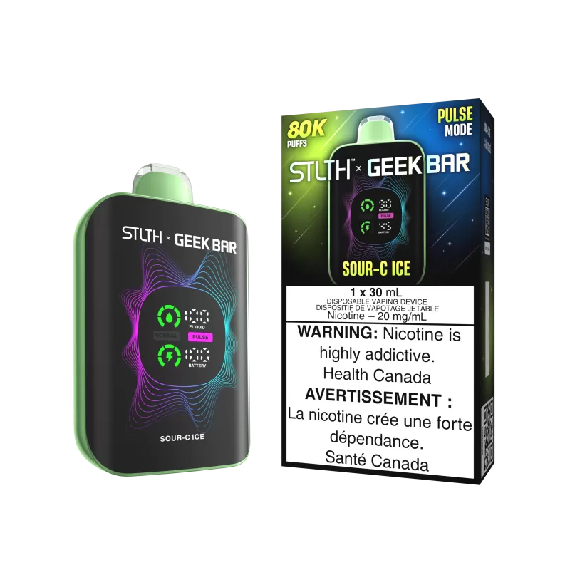 STLTH x GEEK BAR - Sour-C Ice - 20 mg/mL (wholeseller) - Excise ON, 20 mg/mL (wholeseller) - Excise AB