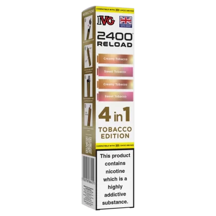 Tobacco Edition IVG 2400 Refill Pods - 20mg - Vape Product