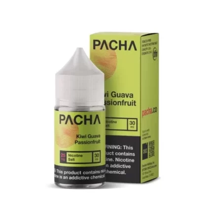 Pacha Salt E-Liquid – Kiwi Guava Passionfruit – 30ml