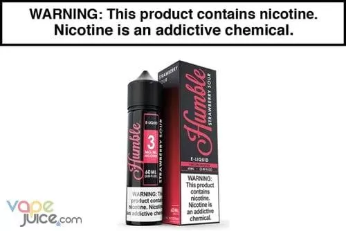 STRAWBERRY SOUR BY HUMBLE JUICE CO. 60ML - Vapejuice